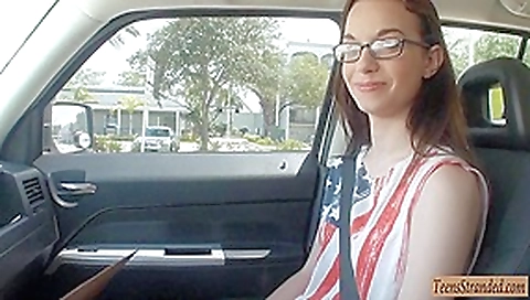Skinny brunette teenie Tali Dava banged and cum on glasses Skinny brunette teenie Tali Dava banged and cum on glasses