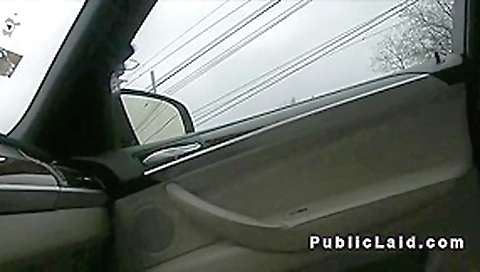 Russian amateur fucking in the car in public pov Russian amateur fucking in the car in public pov