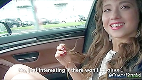 Pretty teen 18+ Taissia Shanti ass fucked by stranger in the car Pretty teen 18+ Taissia Shanti ass fucked by stranger in the car