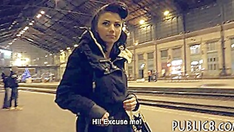 Czech girl picked up on train station and fucked for cash Czech girl picked up on train station and fucked for cash