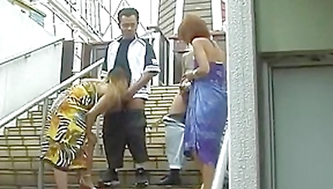 Pervs bang their horny Japanese girlfriends in public Pervs bang their horny Japanese girlfriends in public