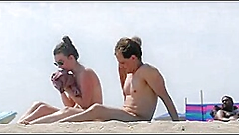 Nude beach couple 1 Nude beach couple 1