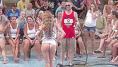 Amateur Wet T-Shirt Contest - Ponderosa 2015 Amateur Wet T-Shirt Contest - Ponderosa 2015
