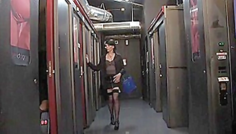 Wife fucking inside a sex shop Wife fucking inside a sex shop