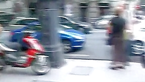 Zafira - Body Painted Nude Walked in Public 2