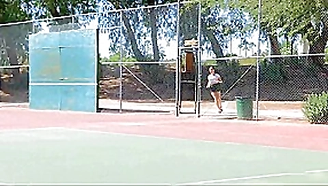 Jenna 01 - tennis strip and insertion Jenna 01 - tennis strip and insertion