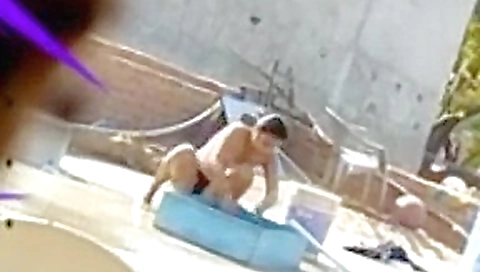 Neighbor aunty hidden bath