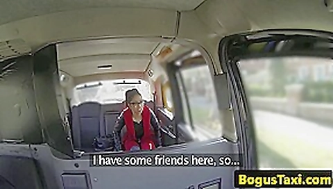 Real euro analized by horny cabbie Real euro analized by horny cabbie