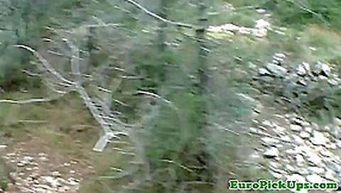 Pickedup euro outdoors bouncing booty on cock Pickedup euro outdoors bouncing booty on cock