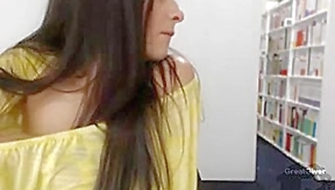 Webcam clip of a hottie masturbating in library Webcam clip of a hottie masturbating in library