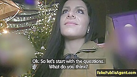 Amateur euro fucked in public for cash Amateur euro fucked in public for cash