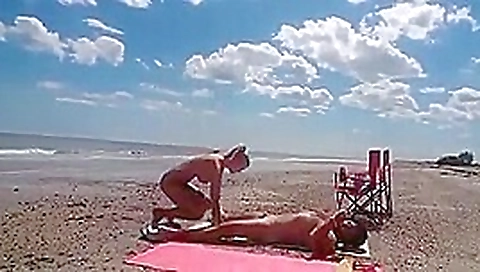 Strangers at the beach Strangers at the beach