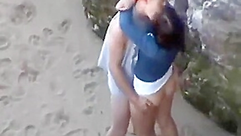 Couple caught fucking in public Couple caught fucking in public