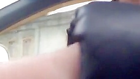 She Touches Dick in car Lucky Cum She Touches Dick in car Lucky Cum