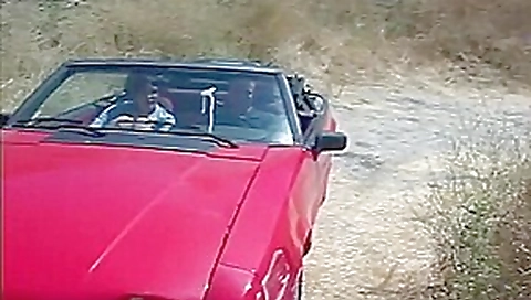 Redhead Kali Stylz Fucks Man In His Convertible Redhead Kali Stylz Fucks Man In His Convertible