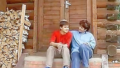 Con el amigo del sobrino Con el amigo del sobrino
