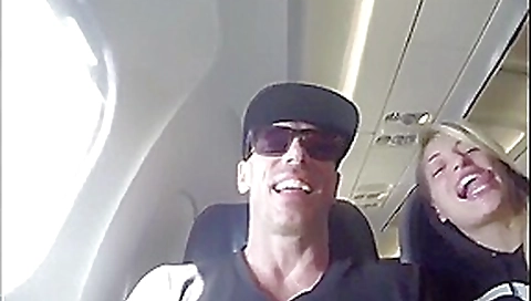 Sexy hot best blowjob in a airplane Sexy hot best blowjob in a airplane