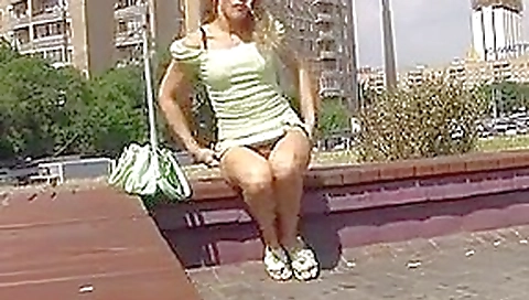 Girl flasher up skirt in public Girl flasher up skirt in public