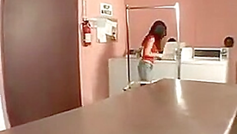 Anal creampie in the laundromat Anal creampie in the laundromat