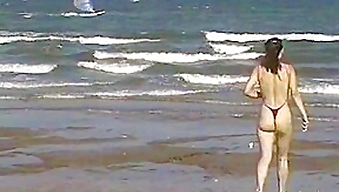 Extreme swimsuit at the beach behind mie university 3 Extreme swimsuit at the beach behind mie university 3