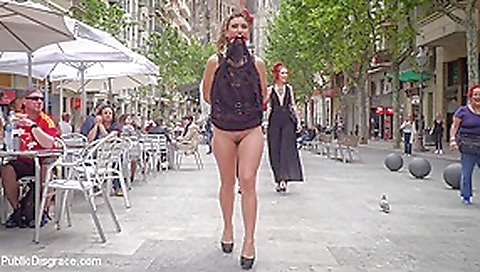 Shy Pretty Bitch Sings In Pain - 1 - PublicDisgrace Shy Pretty Bitch Sings In Pain - 1 - PublicDisgrace