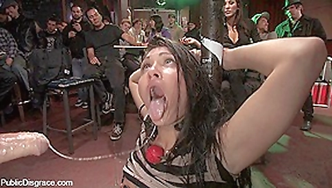 Beautiful Brunnette, Jade Indica, Is Bound And Fucked In A Crowded Bar - PublicDisgrace Beautiful Brunnette, Jade Indica, Is Bound And Fucked In A Crowded Bar - PublicDisgrace