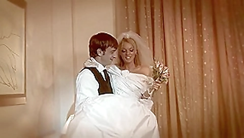 Groom likes to watch as conciege satisfies his new blonde bride Groom likes to watch as conciege satisfies his new blonde bride