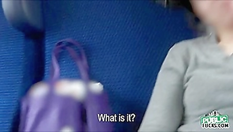 Pretty Melone gets fucked at the train and gets payed for a couple of bucks. Pretty Melone gets fucked at the train and gets payed for a couple of bucks.
