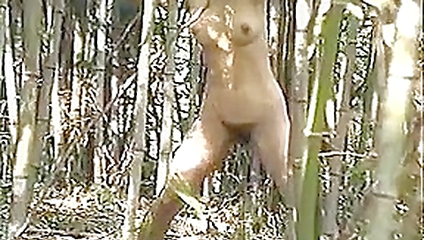 Japanese Amateur in a Bamboo Forest Japanese Amateur in a Bamboo Forest