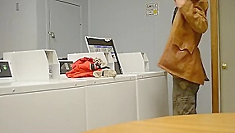 Fag at the laundromat Fag at the laundromat
