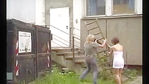 A master spanking his slave slut on the roof A master spanking his slave slut on the roof