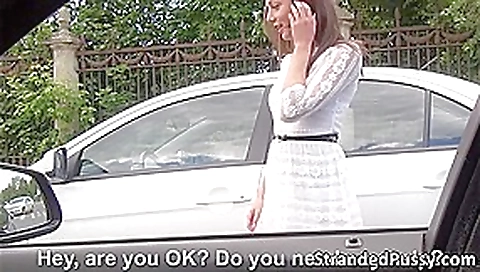 Cute Euro girl Foxy Di gets banged hard from behind by the stranger with a huge cock Cute Euro girl Foxy Di gets banged hard from behind by the stranger with a huge cock