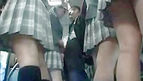 Asian Gives Handjob On Bus Asian Gives Handjob On Bus
