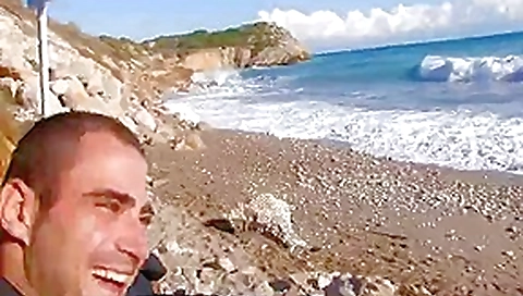 French guy fucking a sexy white tourist in public beach French guy fucking a sexy white tourist in public beach