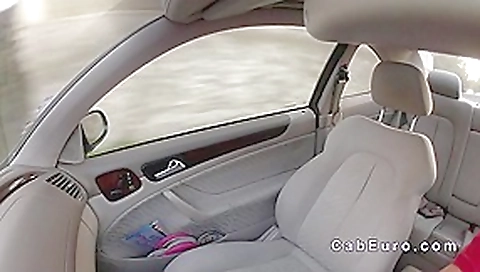 Czech fake taxi driver fucks customer at night shift Czech fake taxi driver fucks customer at night shift
