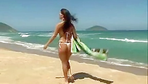 Dirty hoe had anal sex and facial on a Brazilian beach Dirty hoe had anal sex and facial on a Brazilian beach