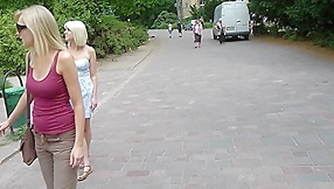 Hot brunette has fuck in a forest Hot brunette has fuck in a forest