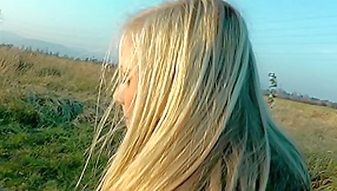 Blonde sucking near the lake Blonde sucking near the lake