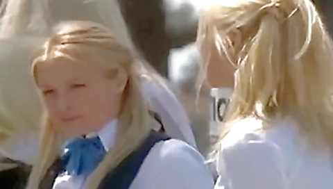 Blonde teen 18+ in the bus Blonde teen 18+ in the bus