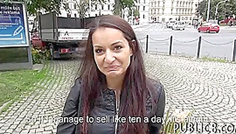 Slim brunette Euro slut pounded in public for money Slim brunette Euro slut pounded in public for money