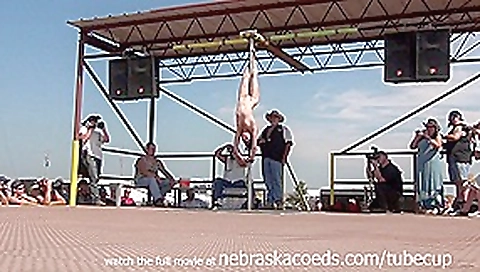 naked amateur pole dancing finalists at iowa biker rally naked amateur pole dancing finalists at iowa biker rally