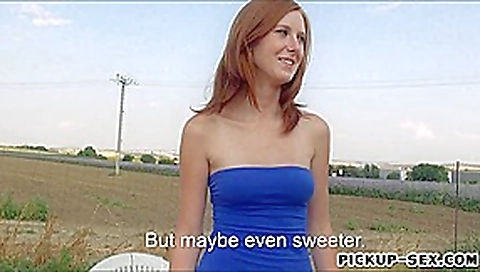 Amateur redhead Eurobabe Linda Sweet fucked in public Amateur redhead Eurobabe Linda Sweet fucked in public