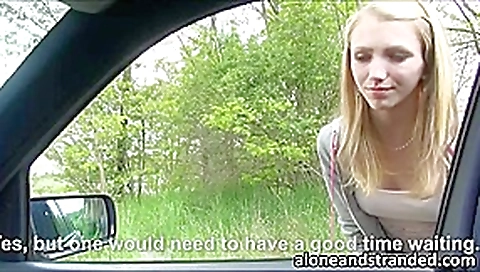 Cute teenie Beatrix Glower needed a lift back to town and fucked Cute teenie Beatrix Glower needed a lift back to town and fucked