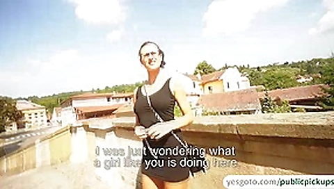 Hot tourist gets persuaded to expose her tits and public and have sex Hot tourist gets persuaded to expose her tits and public and have sex