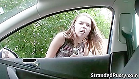Alluring hot teen 18+ Marina Visconti gets banged hard by Thomas in the car Alluring hot teen 18+ Marina Visconti gets banged hard by Thomas in the car