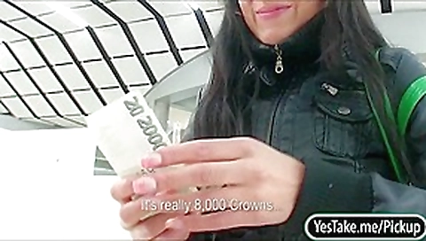 Real amateur Eurobabe Kristyna fucked in exchange for money Real amateur Eurobabe Kristyna fucked in exchange for money