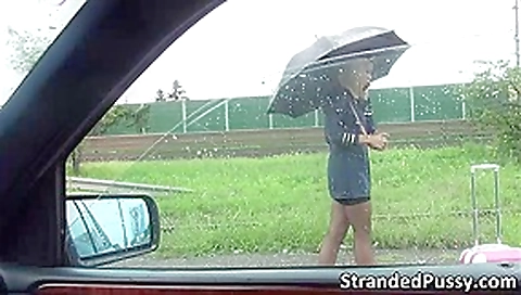 Gorgeous blonde stewardess Christen gets rammed hard in the car Gorgeous blonde stewardess Christen gets rammed hard in the car