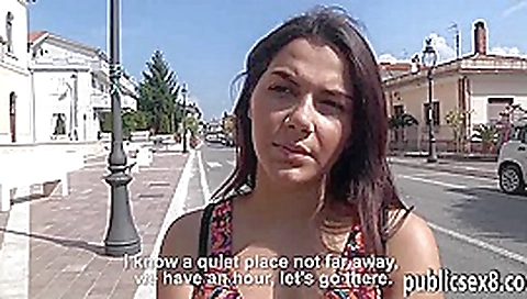 Czech slut flashes big boobs and nailed in public for cash Czech slut flashes big boobs and nailed in public for cash