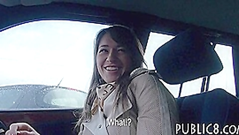 Pretty amateur Eurobabe screwed up in the car for money Pretty amateur Eurobabe screwed up in the car for money