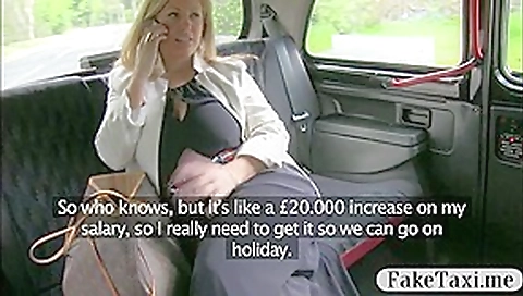 Horny milf customer twat fucked with fake driver for free Horny milf customer twat fucked with fake driver for free